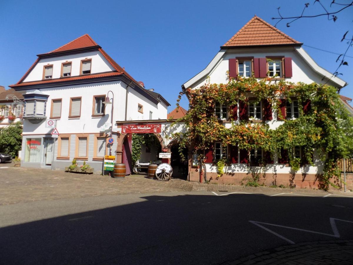 Zum Weinsticher, Weingut Anlag/Nichterlein Rhodt unter Rietburg Exterior foto